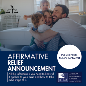 Read more about the article Affirmative Relief Announcement